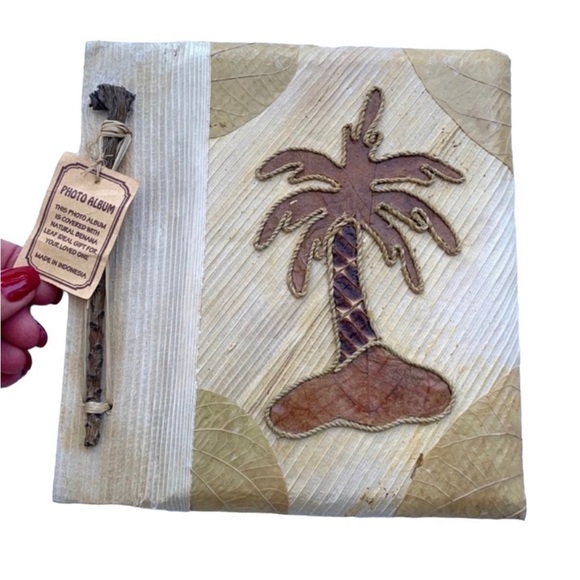 Handmade Palm Tree NWT Photo Album - Picture 1 of 8